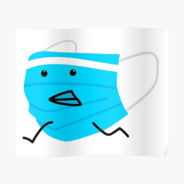 "Running mask" Poster for Sale by undyed Redbubble