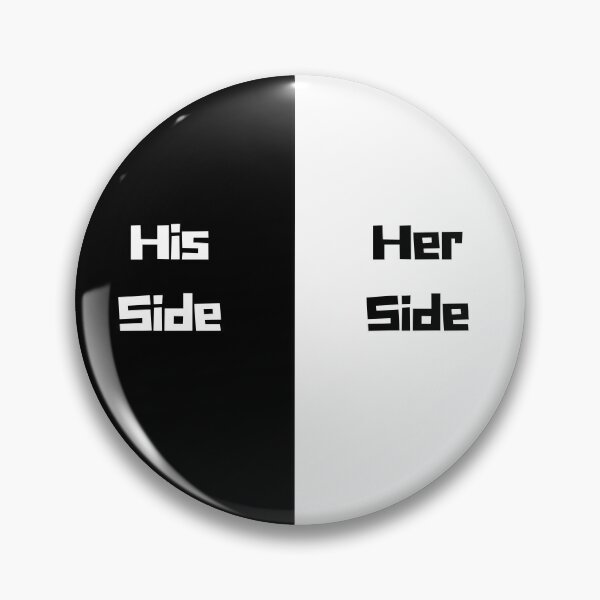 Item preview, His Side, Her Side designed and sold by PureGeometry.