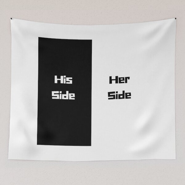 Item preview, His Side, Her Side designed and sold by PureGeometry.
