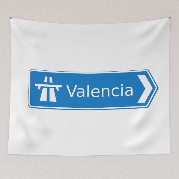 Item preview, Valencia Road Sign designed and sold by Rag-Dog.
