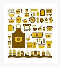 retro kitchenware Photographic Print
