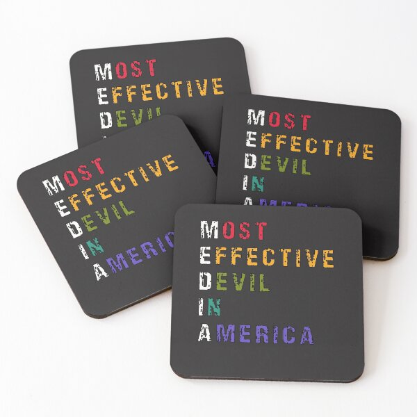 Item preview, media most effective devil in america  designed and sold by Feline Rockstars.