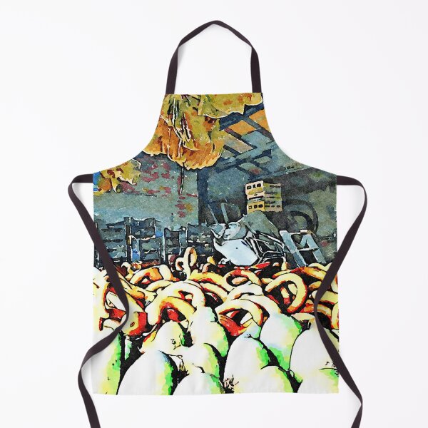 Item preview, Hortus Conclusus: pumpkins and rolled-up sacks hang in the attic designed and sold by Giuseppe Cocco.
