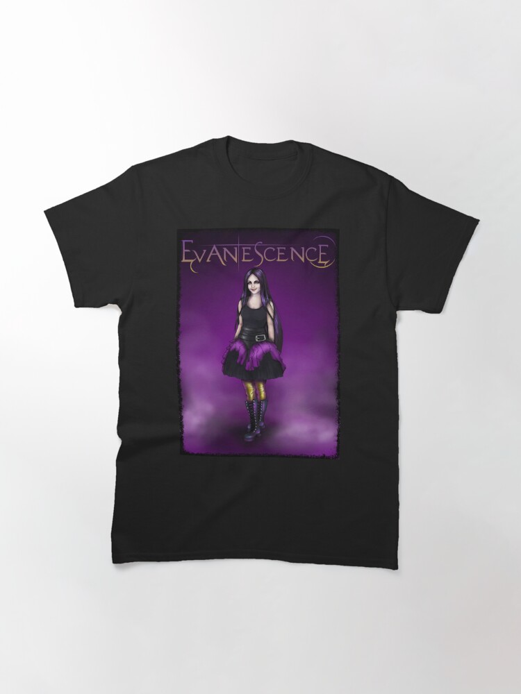 Evanescence Amy Lee Fan Art T Shirt By Hillarynewcomb Redbubble