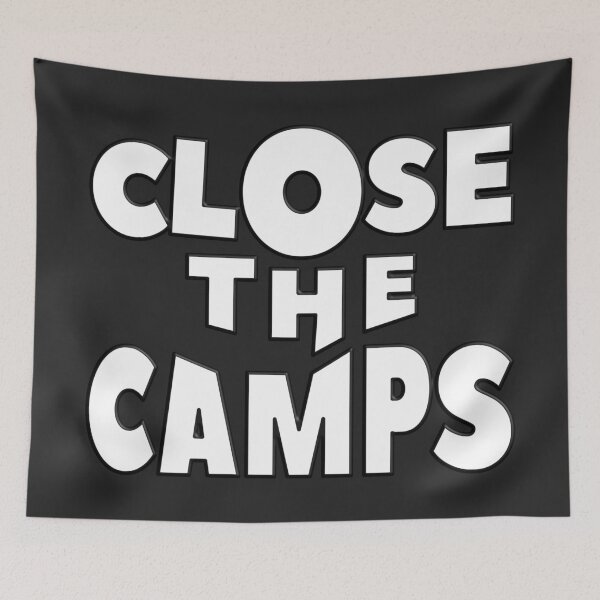 Item preview,  CLOSE THE CAMPS RESPECT HUMAN RIGHTS FREE UYGHURS designed and sold by Ralek.