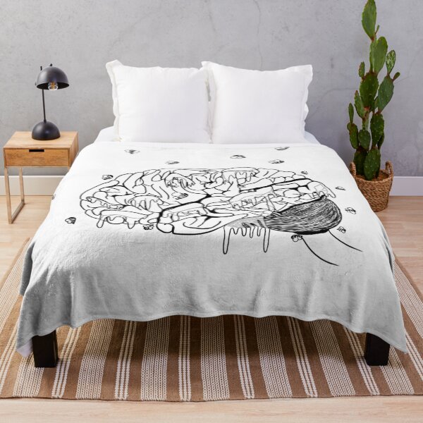 Item preview, Hive Mind (black and white) designed and sold by ArtOnCaffeine.
