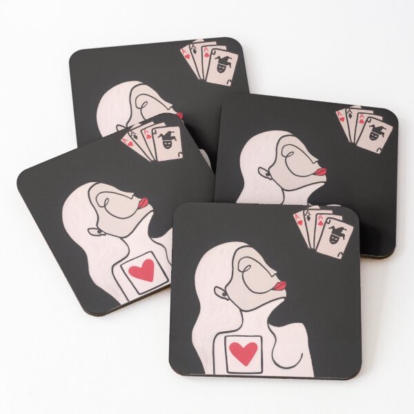 Item preview, An unfortunate hand (queen of hearts) designed and sold by Juxtaposeart.