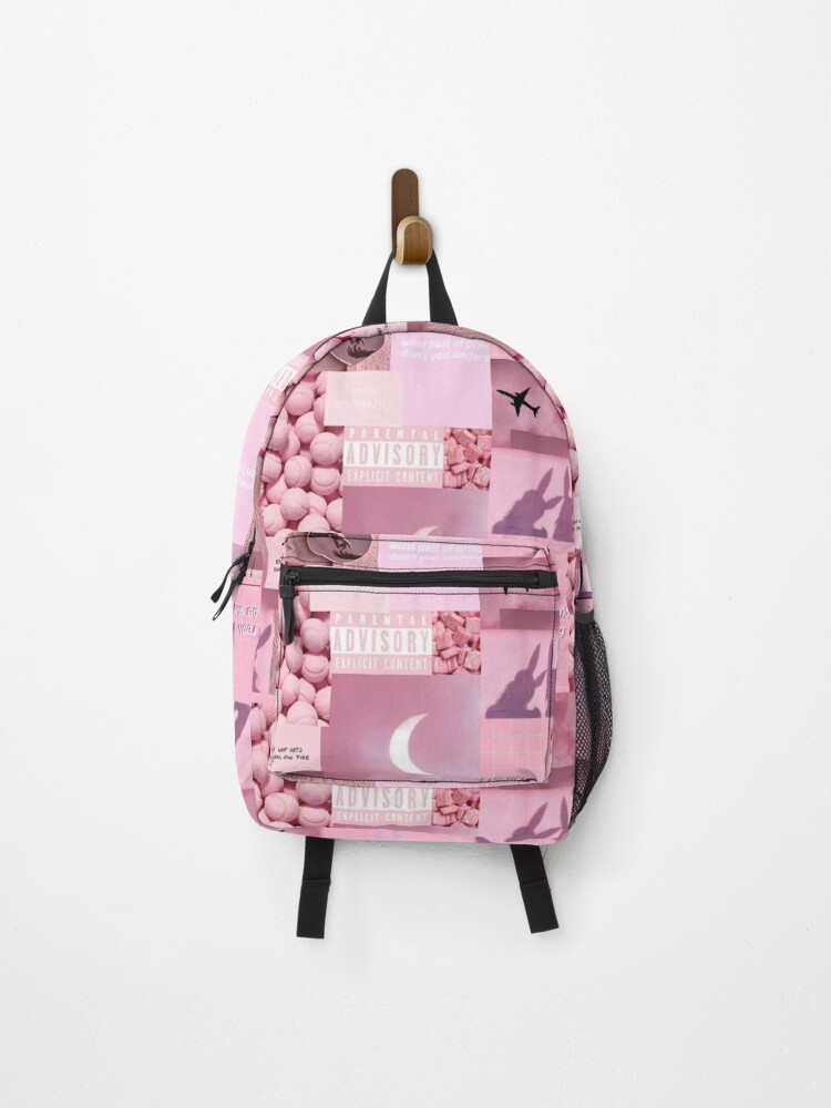 Aesthetic hotsell pink backpack