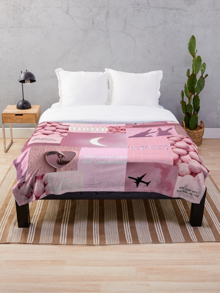 Aesthetic bed online blankets