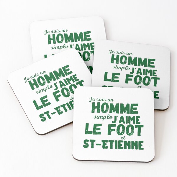 Item preview, I am a simple man I love football and St Etienne humorous gift designed and sold by TeeJfm.