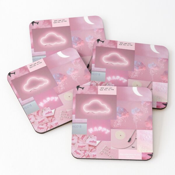 Item preview, Y2K light pink aesthetic collage  designed and sold by cloudy-moon.