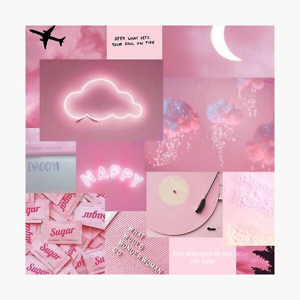 louis vuitton  Pastel pink aesthetic, Pink collages aesthetic