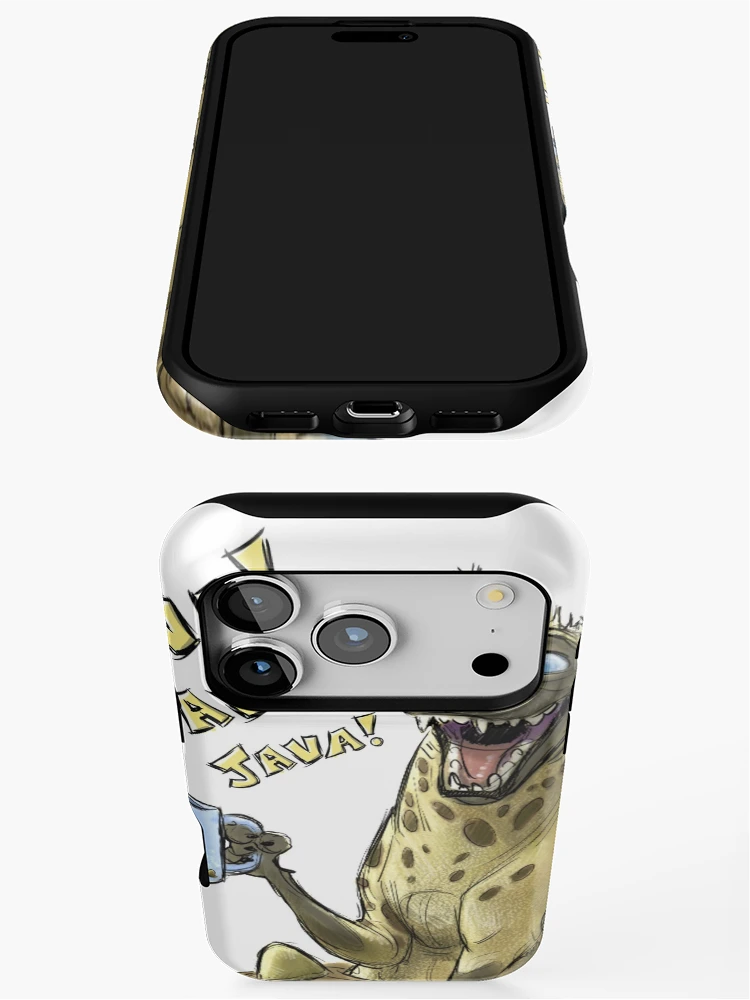 Thumbnail 3 of 4, iPhone Case, Java Java Java designed and sold by Sketchtoanimate.