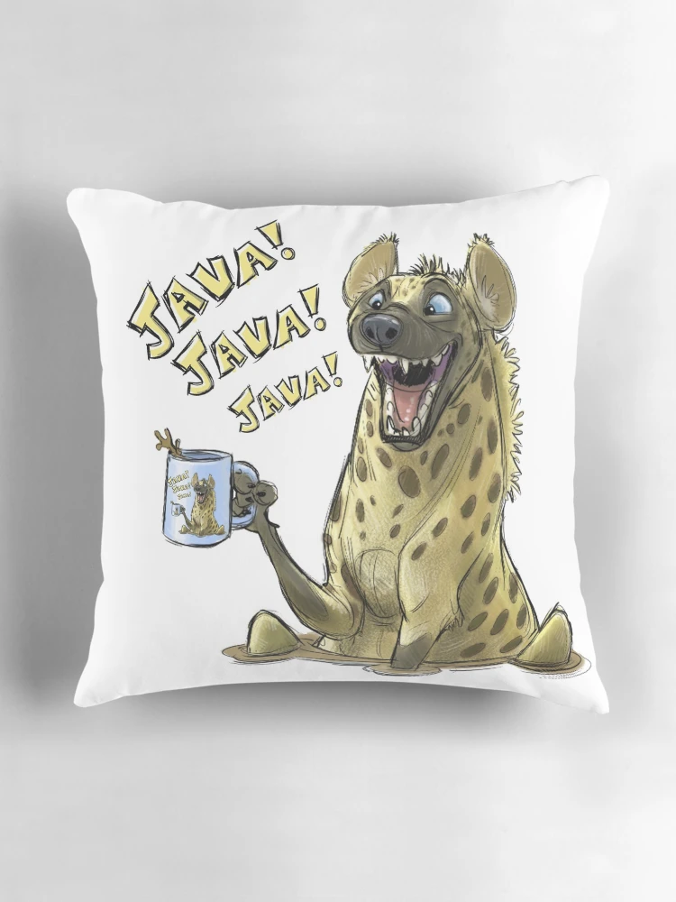 Thumbnail 3 of 4, Pillow, Java Java Java designed and sold by Sketchtoanimate.