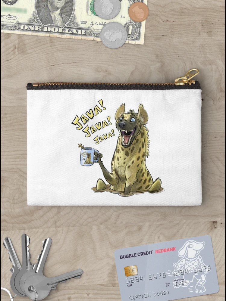 Thumbnail 3 of 4, Zipper Pouch, Java Java Java designed and sold by Sketchtoanimate.