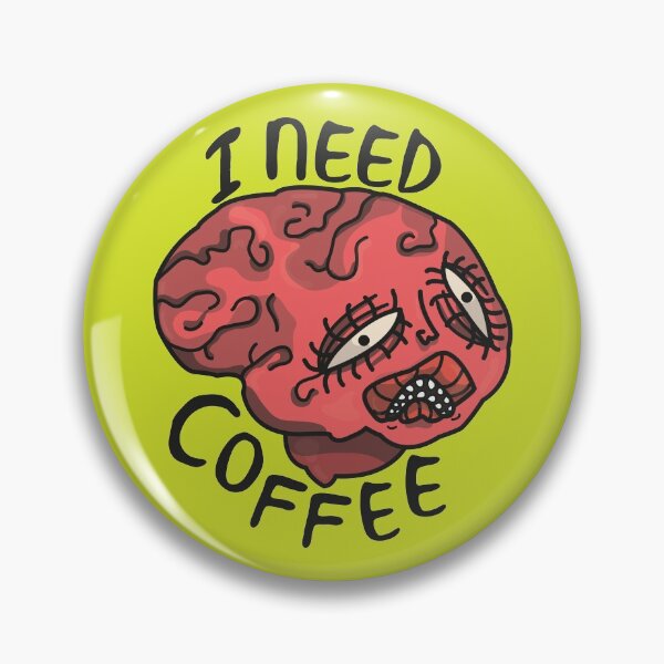 Aperçu de l'œuvre J'ai besoin de café créée et vendue par Lineastic.