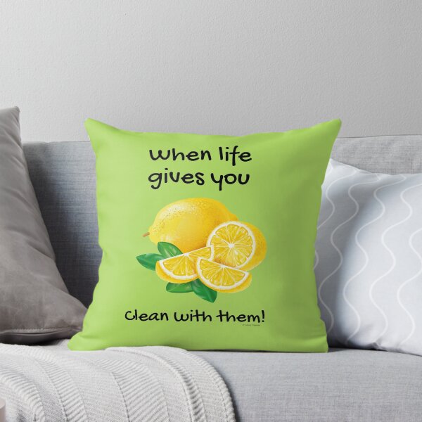 Item preview, When Life Gives You… Clean With Lemons Humor designed and sold by SavvyCleaner.