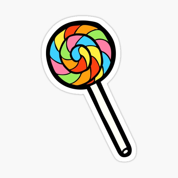 Item preview, Rainbow Lollipop Pattern designed and sold by evannave.