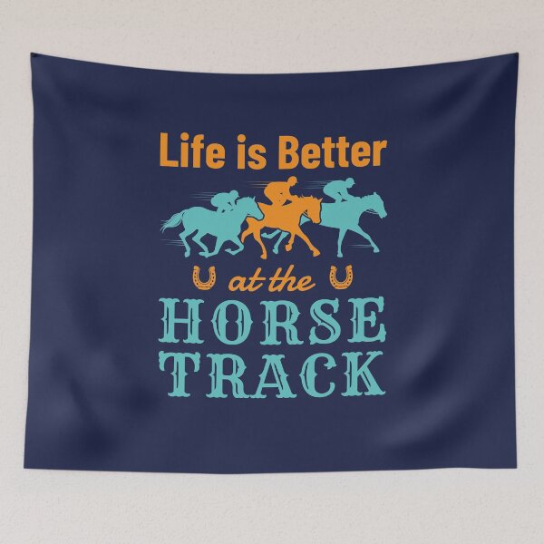 Item preview, Life is Better At The Horse Track Horse Racing Lover designed and sold by jaygo.