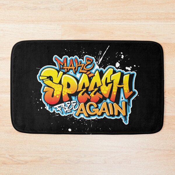 Item preview, Make Speech Free Again (Graffiti) designed and sold by LazyBuffalo.