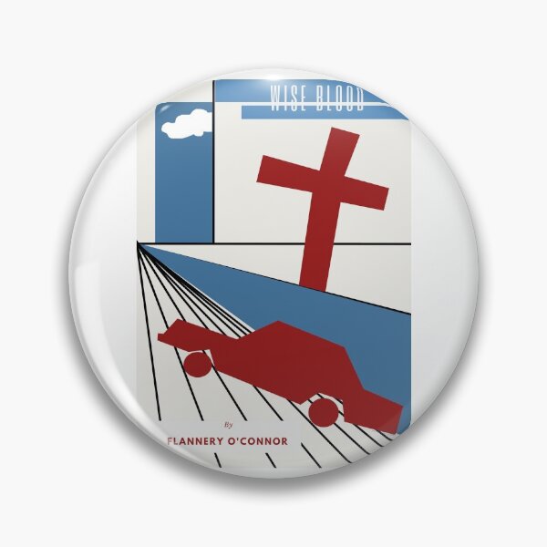 Item preview, Wise Blood by Flannery O'Connor Minimalist book cover design designed and sold by adrienne75.