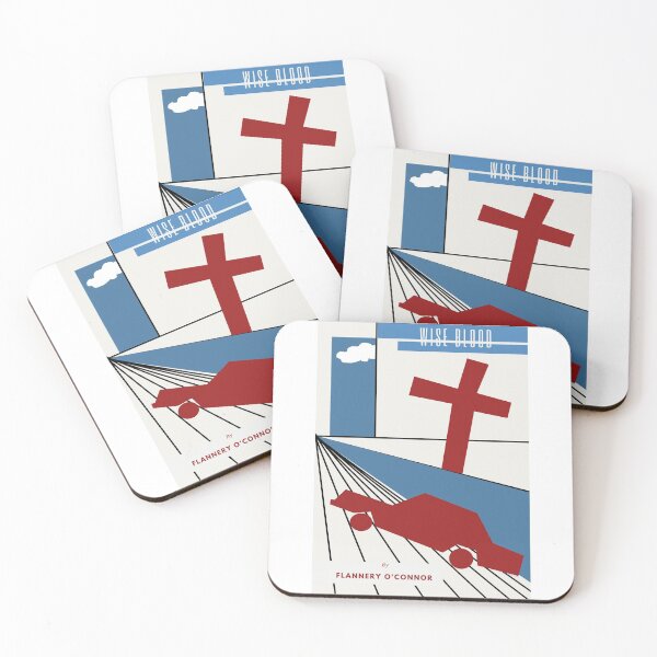 Item preview, Wise Blood by Flannery O'Connor Minimalist book cover design designed and sold by adrienne75.
