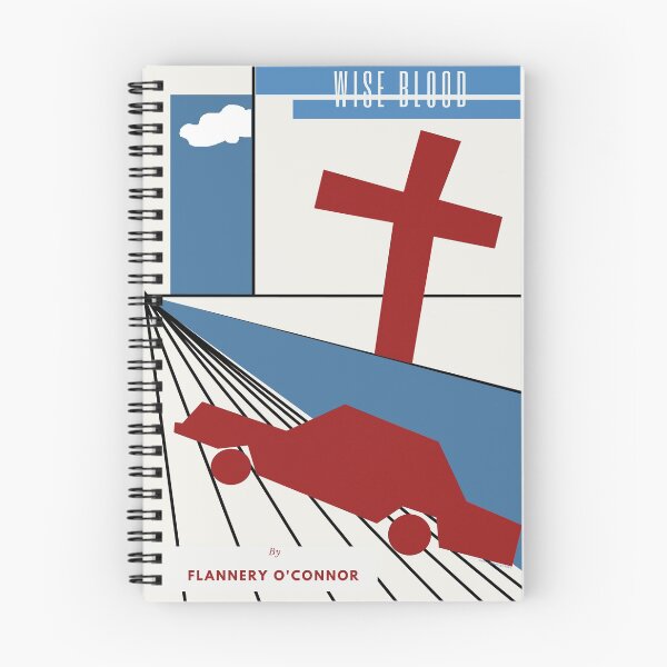 Item preview, Wise Blood by Flannery O'Connor Minimalist book cover design designed and sold by adrienne75.