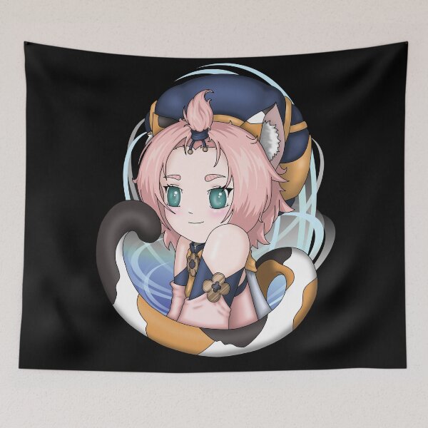 Item preview, Genshin Impact - Diona (Fanart) - Black Background designed and sold by Katrina Montgomery.