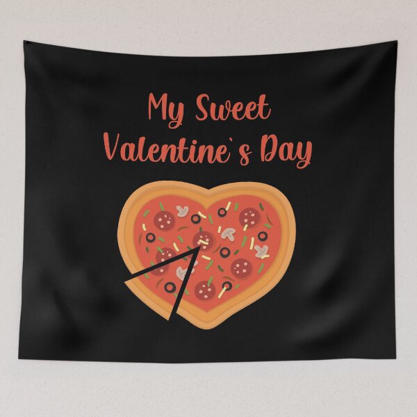Item preview, Pizza is my sweet valentines day designed and sold by Rima Amin.