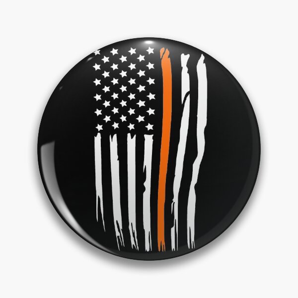 Item preview, Search And Rescue Team Thin Orange Line American Flag  designed and sold by Vanover Designs.