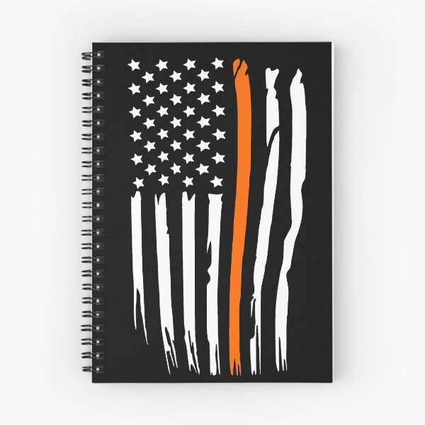 Item preview, Search And Rescue Team Thin Orange Line American Flag  designed and sold by Vanover Designs.
