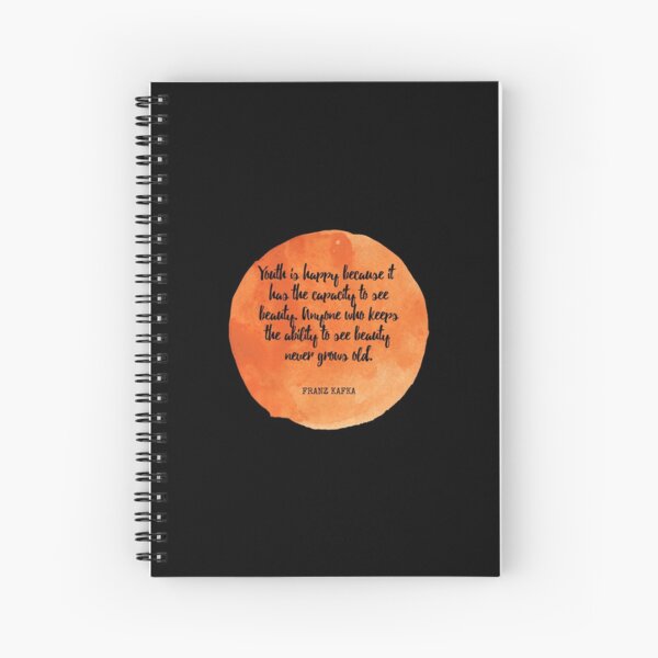 Item preview, Franz Kafka - Youth is happy because it has the capacity to see beauty. Anyone who keeps the ability to see beauty never grows old. designed and sold by SocraticQuotes.