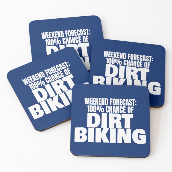 Item preview, Weekend Forecast 100% Chance Of Dirt Biking T Shirt Merch designed and sold by PRINTS2HOT.