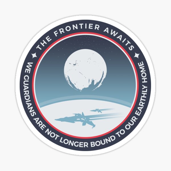 The Frontier Awaits Sticker