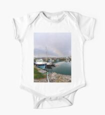 Hurry Head Harbour, Carnlough, County Antrim One Piece - Short Sleeve