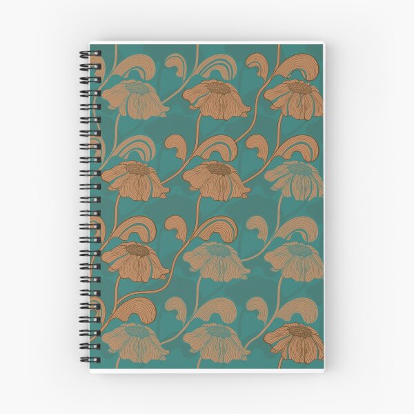 Item preview, Retro brown flowers on stems. Seamless pattern.  designed and sold by Anna Bulgak.