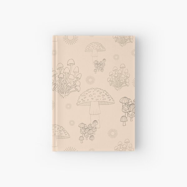 Delicate Mushrooms Hardcover Journal