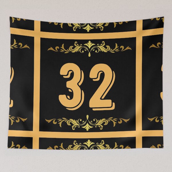 Item preview, Number 32 designed and sold by HappinessWorld.
