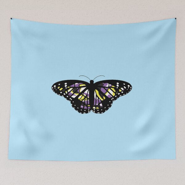 Item preview, Nonbinary Pride Butterfly designed and sold by EuropaPrints.