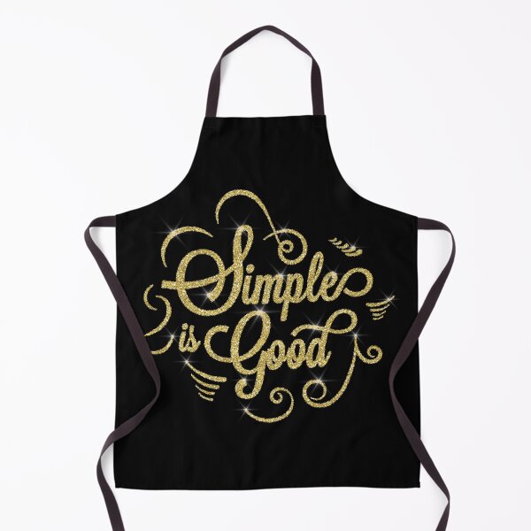 Item preview, Simple Is Good ! on Black designed and sold by ReesDesigns.