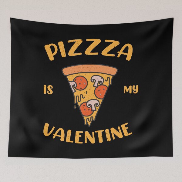 Item preview, Pizza is my valentine designed and sold by Rima Amin.