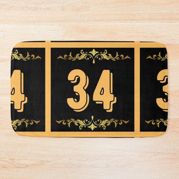 Item preview, Number 34 designed and sold by HappinessWorld.