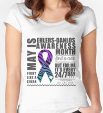 May - EDS Awareness Month Women's Fitted Scoop T-Shirt