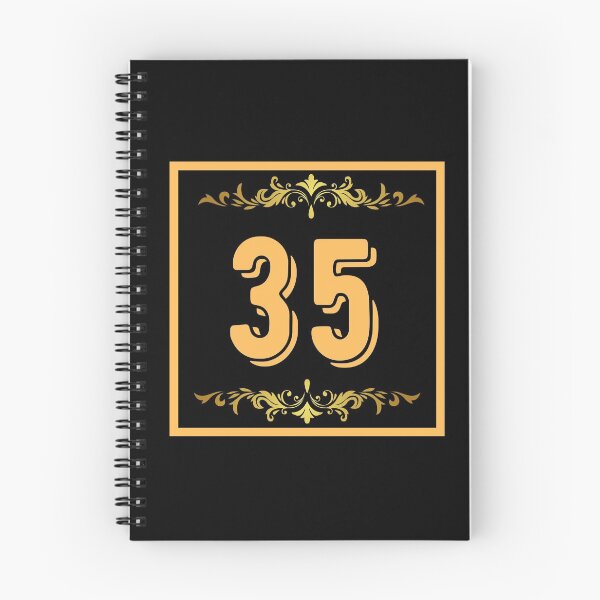 Item preview, Number 35 designed and sold by HappinessWorld.