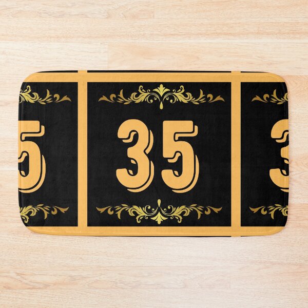 Item preview, Number 35 designed and sold by HappinessWorld.