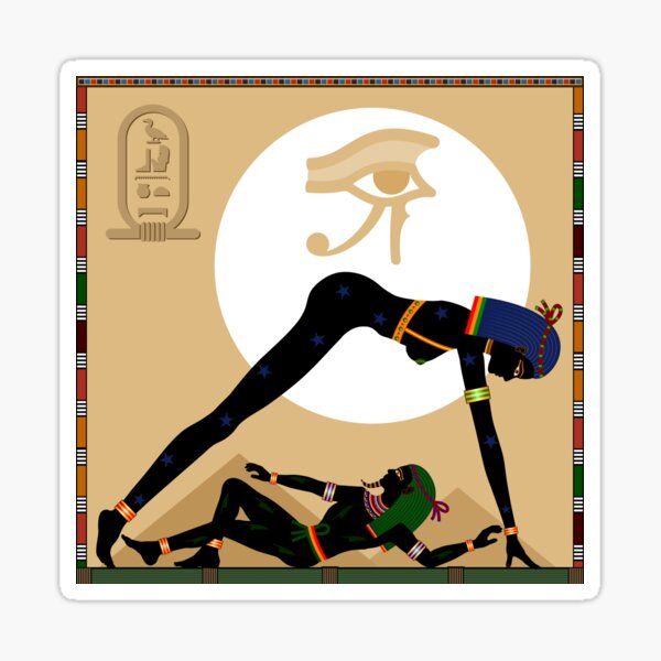 Religion of Ancient Egypt. Sticker