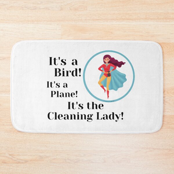 Item preview, It's A Bird It's A Plane It's The Cleaning Lady Superhero Fun designed and sold by SavvyCleaner.