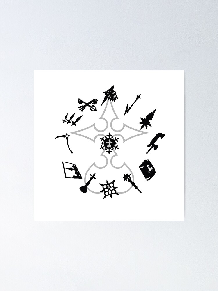 Kingdom Hearts Wallpaper High Quality Poster For Sale By Alex3214 Redbubble