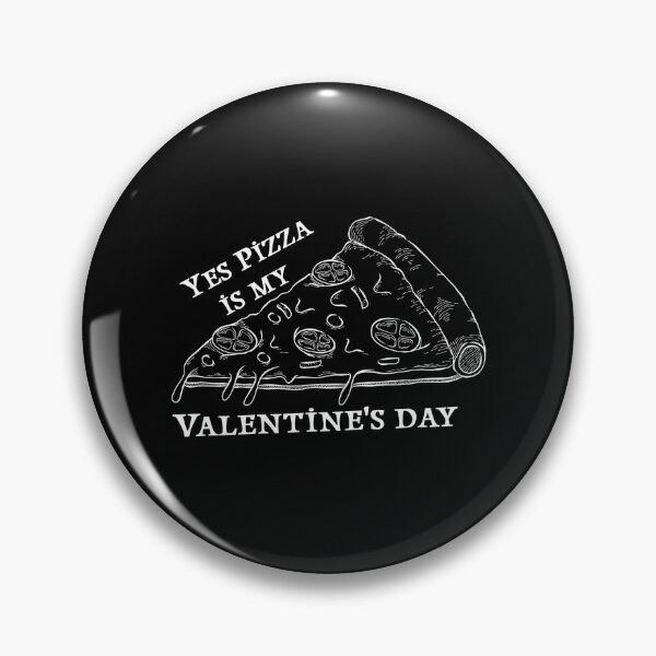 Item preview, Pizza is my valentine, Pizza Line art designed and sold by Rima Amin.