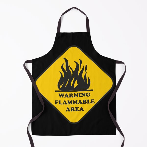 Item preview, WARNING FLAMMABLE AREA designed and sold by RedoneDesignART ⭐⭐⭐⭐⭐.